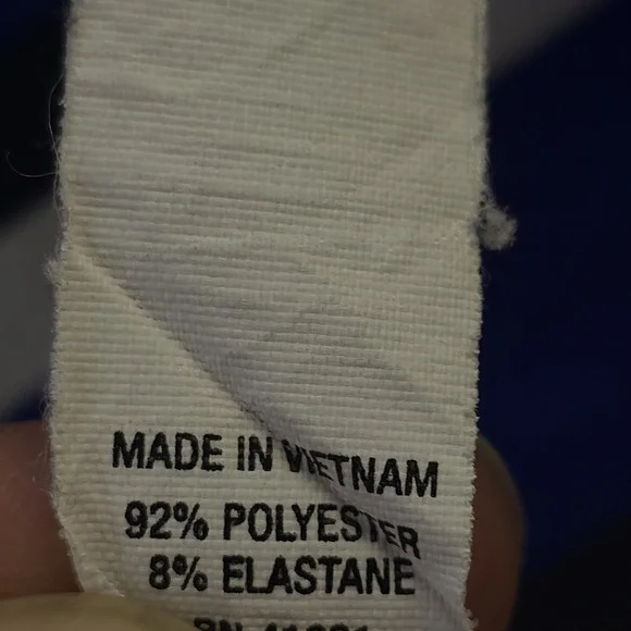 RLX Ralph Lauren Polo Large Blue Striped Performance Golf Short Sleeve Logo - Picture 7 of 9